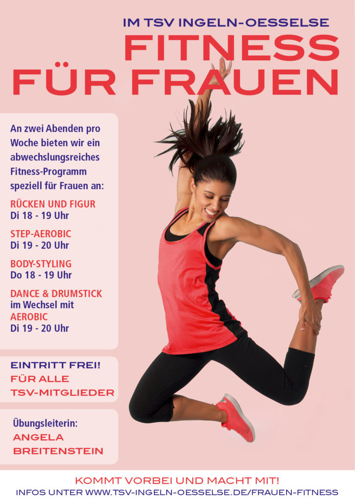Poster Frauen-Fitness