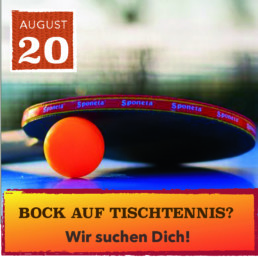 Saisonstart der Tischtennis-Spieler des TSV Ingeln-Oesselse ist am 20.08.2019